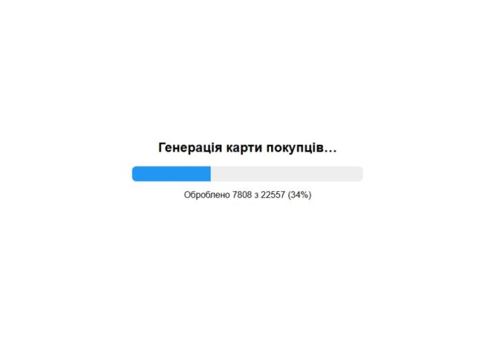 Генерація карти покупців для Опенкарт