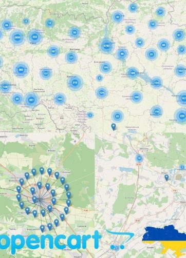 Модуль «Карта покупців для Опенкарт»